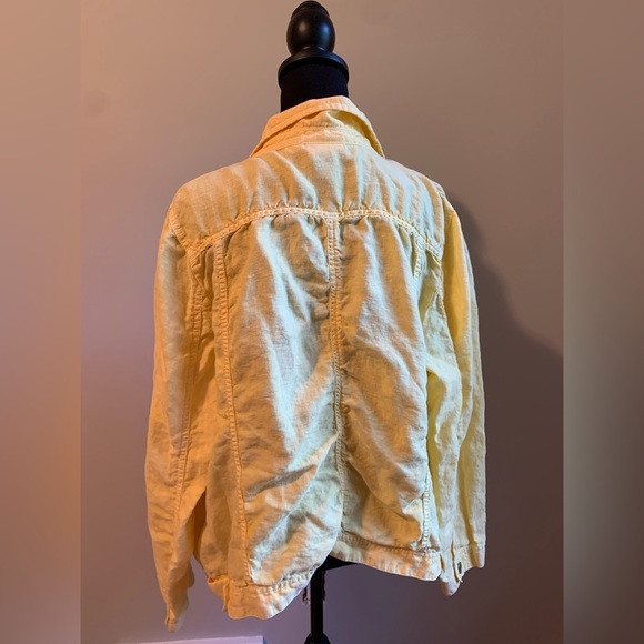 Chicos yellow linen jacket - Picture 3 of 6